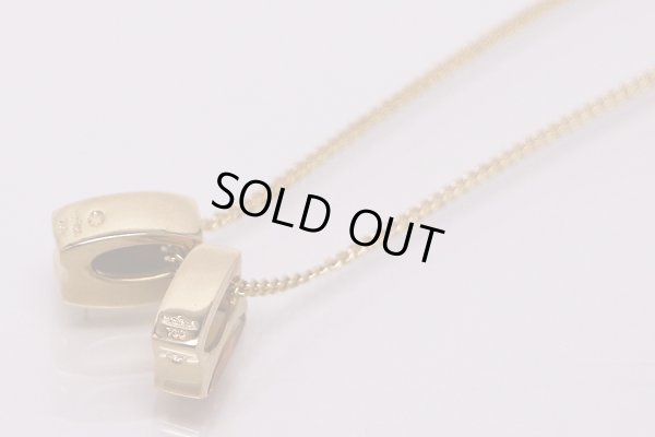 ルジアダ   750YG トパーズイリペンダントネックレス 7.60g　裏面