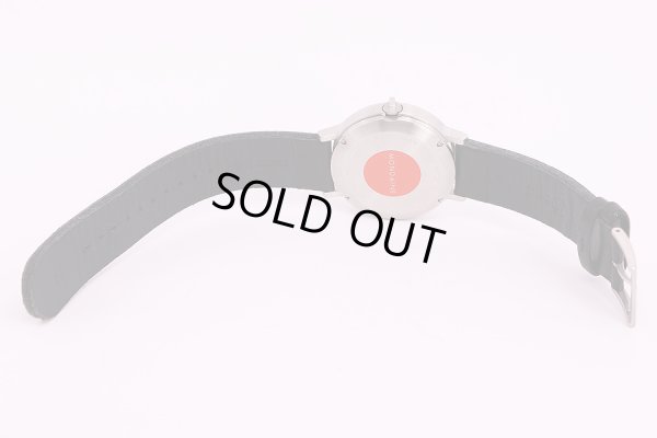 モンデーン　ストップ2ゴー  白文字盤　革ベルト