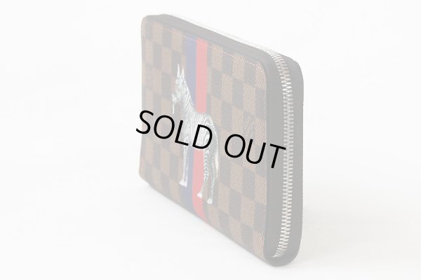 ルイ・ヴィトン ジッピー・オーガナイザー N63342 シマウマ サイド