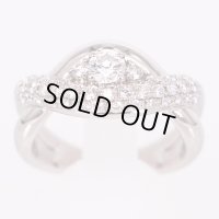 星の砂  PT900 ダイアイリリング 0.73ct 10.90g