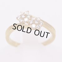 星の砂  K18 ダイアイリリング 0.34ct 3.00g