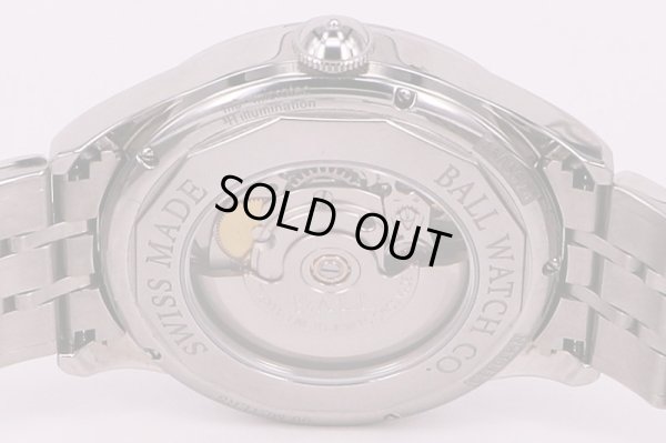 ボール　トレインマスター ムーンフェイス NM3082D-SJ-BE 青文字盤　裏面拡大