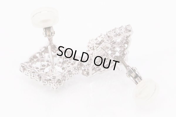 タサキ　PT900 ダイアイリピアス 1.01ct*2 14.20g　キャッチ