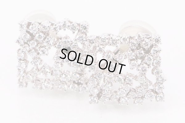 タサキ　PT900 ダイアイリピアス 1.01ct*2 14.20g　拡大