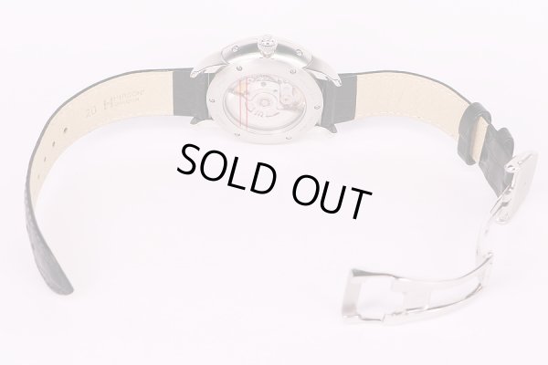 モーリス・ラクロア　ムーンフェイス　トリプルカレンダー　MP6428 銀文字盤　革ベルト