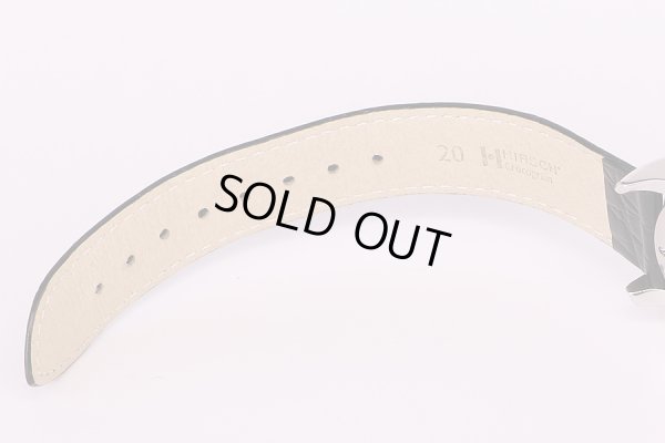 モーリス・ラクロア　ムーンフェイス　トリプルカレンダー　MP6428 銀文字盤　革ベルト状態