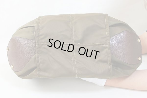 オロビアンコ 2WAYトートバック TILDE カーキ/ブラウン 底