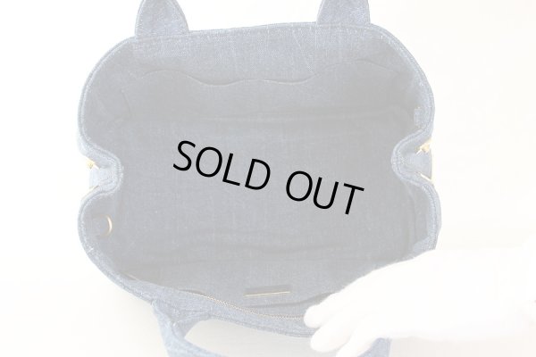 プラダ カナパトートバック 1BG439 DENIM 中身