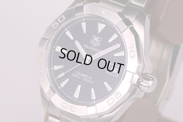 タグ・ホイヤー　アクアレーサー　WAY2110　黒文字盤　サイド