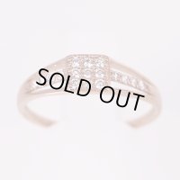 K18PG ダイアイリリング 0.15ct 1.40g