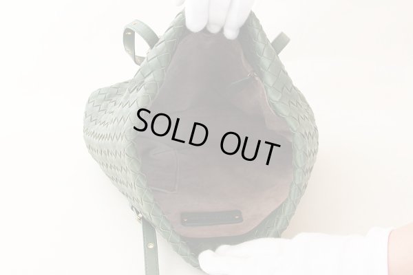 ボッテガヴェネタ イントレチャート トートバック 162937 V00A2 3203 グリーン 中身