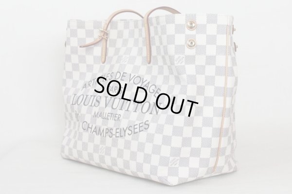 ルイ・ヴィトン　カバMM N41375　側面上部ボタン　留めていない状態　サイド