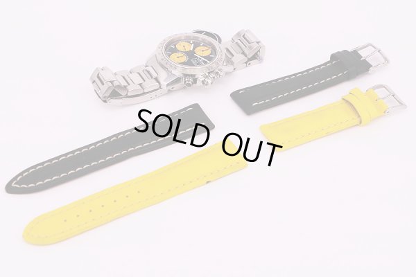 ジン　303 Tiger クロノグラフ　黄黒文字盤　星野仙一監督限定　替えベルト