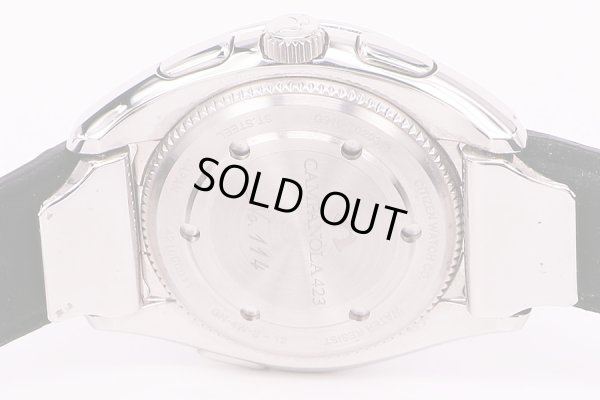 シチズン　カンパノラ 423 BZ030-16E 漆文字盤　土焔　裏面拡大