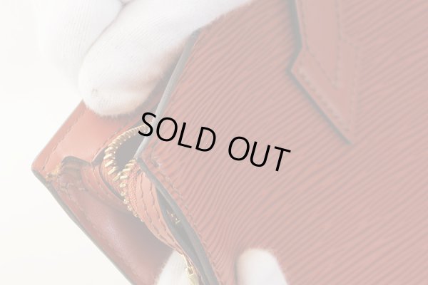 ルイヴィトン　サンジャック M52273 ケニアブラウン　開口部に1箇所糸ホツレ