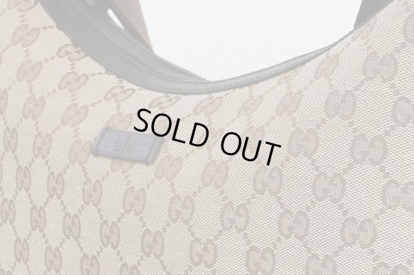 グッチ ショルダーバック 122790 001998 ベージュ/ブラウン サイド上部