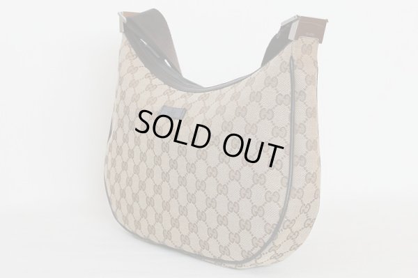 グッチ ショルダーバック 122790 001998 ベージュ/ブラウン サイド