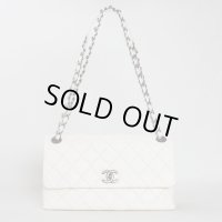 シャネル　チェーンショルダーバック アリボリー／ヴィンテージ金具