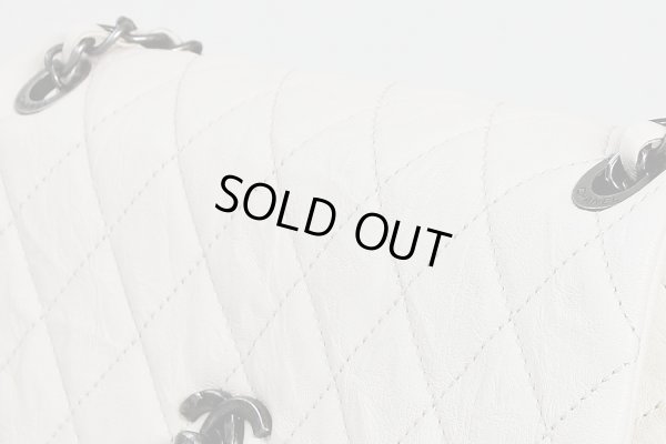 シャネル チェーンショルダーバック アリボリー/ヴィンテージ金具 サイド上部