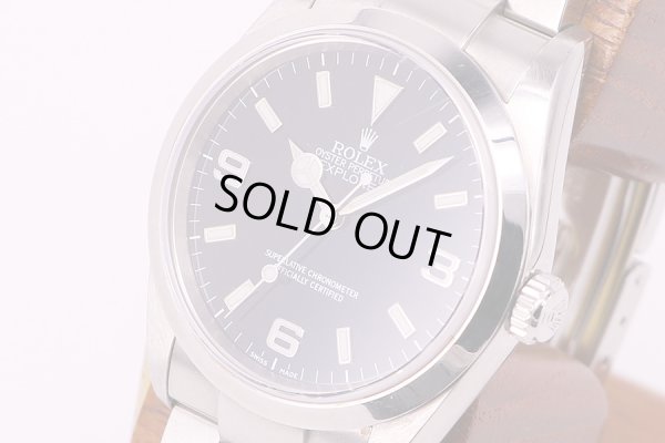 ロレックス　114270 F079543　エクスプローラI　黒文字盤　サイド拡大