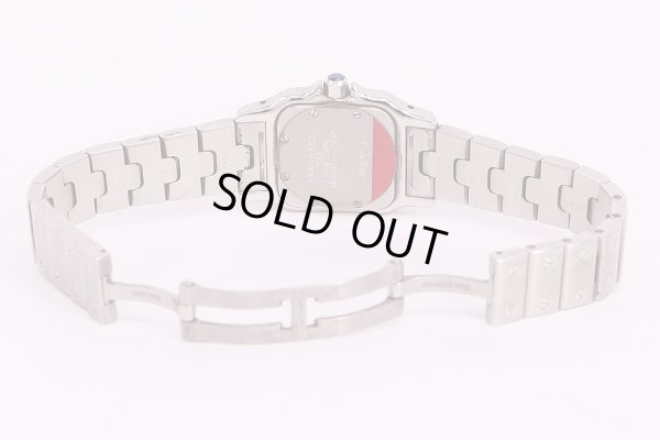 カルティエ　サントスガルベSM　白文字盤　ブレス