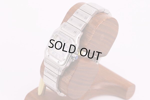 カルティエ　サントスガルベSM　白文字盤　サイド