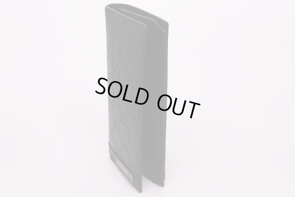 グッチ シグネチャー ロングウォレット 414988・203887 ブラック サイド