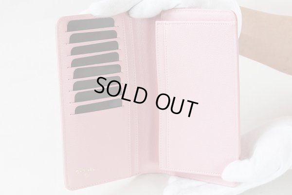 シャネル ニツ折長サイフ A48651 ピンク 中身(1)