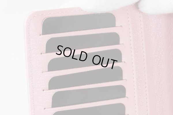 シャネル ニツ折長サイフ A48651 ピンク カードケース