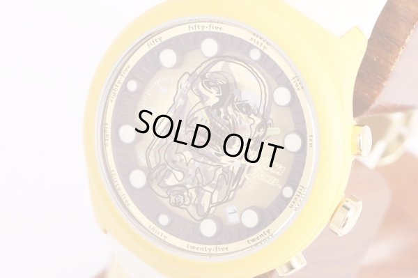 スマートスタイル#44　インディジョーンズ　クロノグラフ　チャチャポヤン像　サイド拡大