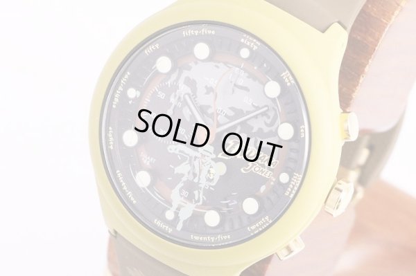 GSX　スマートスタイル#45　インディジョーンズ　クロノグラフ　レイダース　サイド拡大