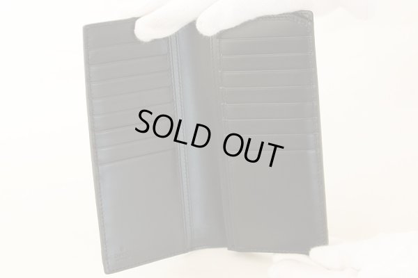 グッチ シグネチャー ロングウォレット 414988・203887 ブラック 中身(1)