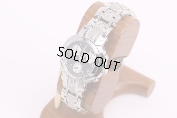 フェンディ　4500L クロノグラフ 黒文字盤　サイド