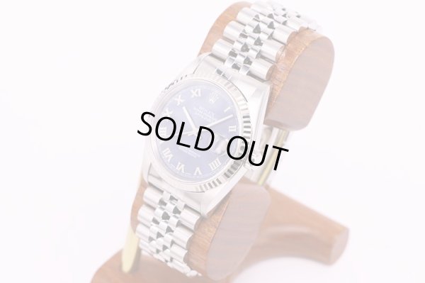 ロレックス　16234　U381281　青ローマン文字盤　サイド