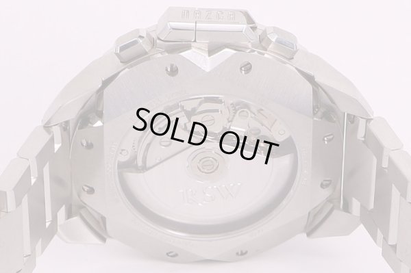 RSW（ラマ・スイス・ウォッチ）ナスカ　4400 クロノグラフ　銀文字盤　裏面拡大