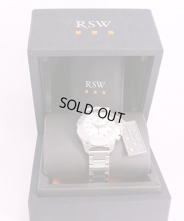 RSW（ラマ・スイス・ウォッチ）ナスカ　4400 クロノグラフ　銀文字盤　箱