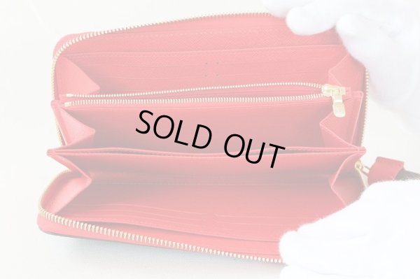 ルイ・ヴィトン ジッピー・ウォレット M62402 コクリコ 中身