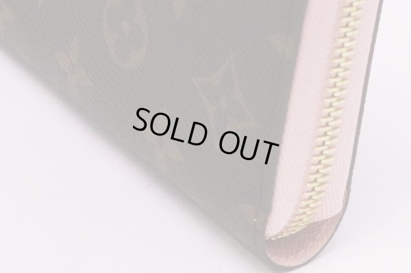 ルイ・ヴィトン ジッピー・ウォレット M62403 ローズ・バレリーヌ サイド下部