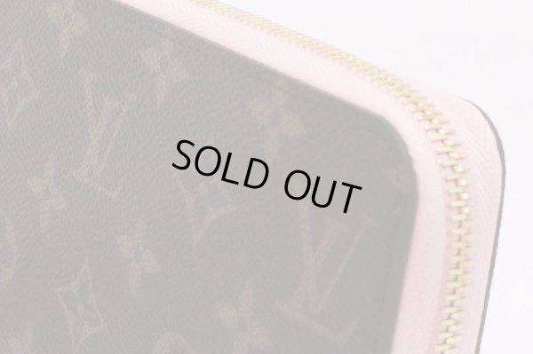 ルイ・ヴィトン ジッピー・ウォレット M62403 ローズ・バレリーヌ サイド上部