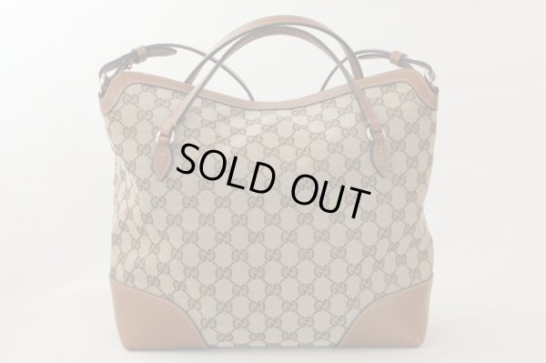 グッチ BREE トートバック 353120 520981 ベージュ/ブラウン 裏面