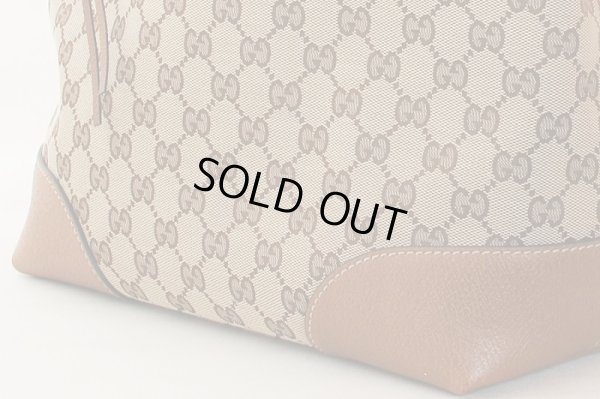 グッチ BREE トートバック 353120 520981 ベージュ/ブラウン サイド下部