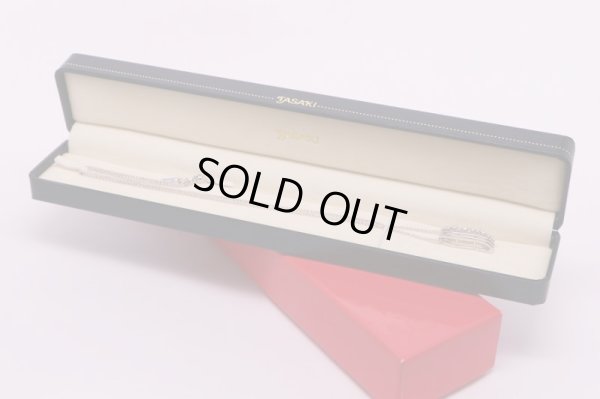 タサキ　K18WG ダイアイリペンダントネックレス 0.16ct 5.90g　箱