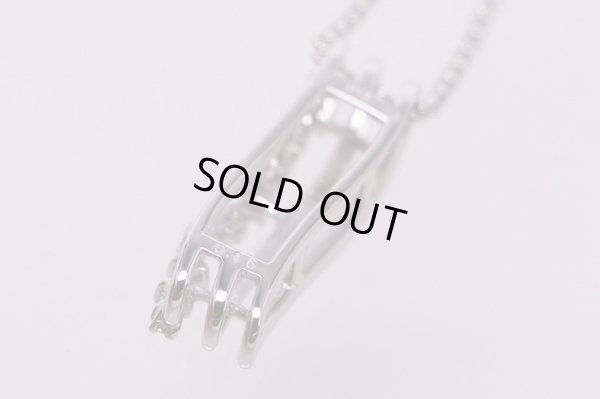 タサキ　K18WG ダイアイリペンダントネックレス 0.16ct 5.90g　裏面