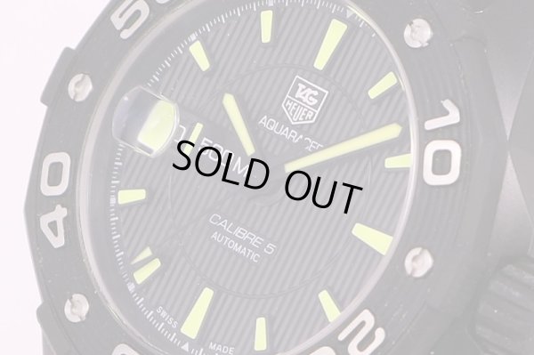 タグ・ホイヤー　アクアレーサー　WAJ2180 キャリバー5 500m 黒文字盤　拡大