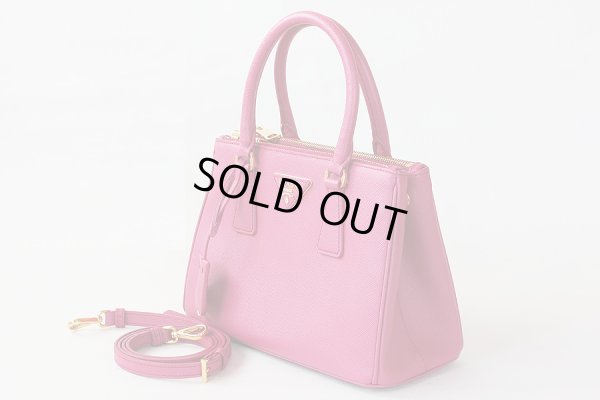 プラダ 2WAYハンドバック 1BA896 FUXIA/ピンク サイド