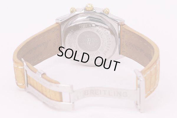 ブライトリング　クロノマット　ビコロ　B13352　白文字盤　替え革ベルト