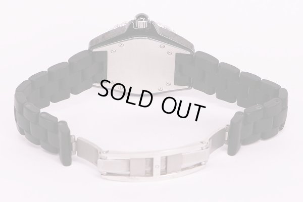 シャネル　J12 H0681　黒文字盤　ラバーブレス