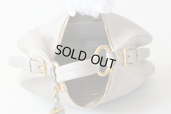 プラダ ショルダーバック BR4373 POMICE グレー系 中身