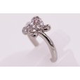 PT900 ダイアイリリング 0.02ct 0.18ct 5.10g　サイド