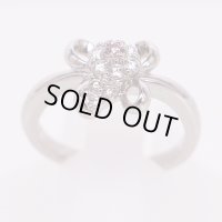 PT900 ダイアイリリング 0.02ct 0.18ct 5.10g